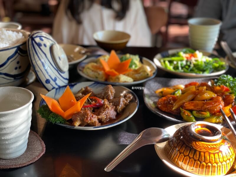 나트랑 촌촌킴 베트남 가정식 맛집 - 주문 음식 모습
