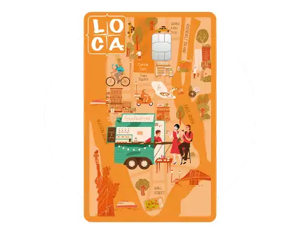 롯데카드 추천 LOCA LIKIT Eat 카드 디자인
