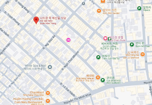 나트랑_목_해산물식당_위치