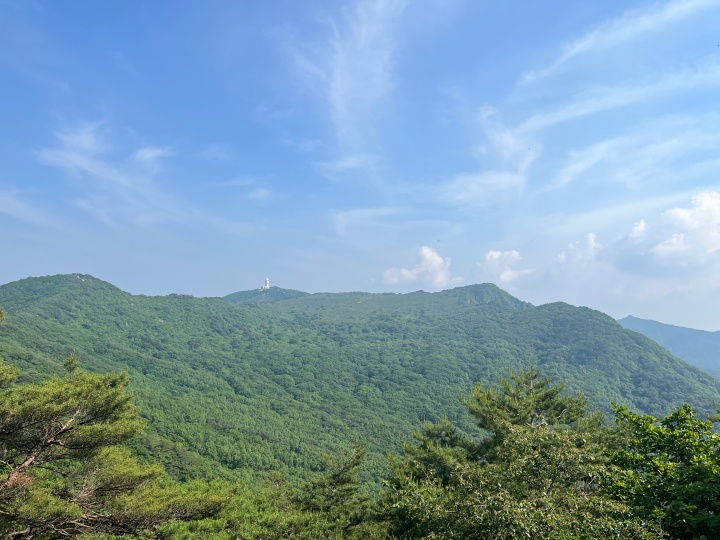 비슬산에서바라본풍경