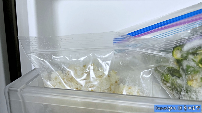 냉동실-얼린밥