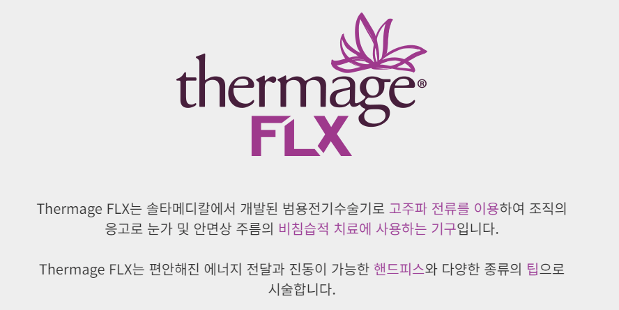 써마지 flx 효과 가격 써마지 후기