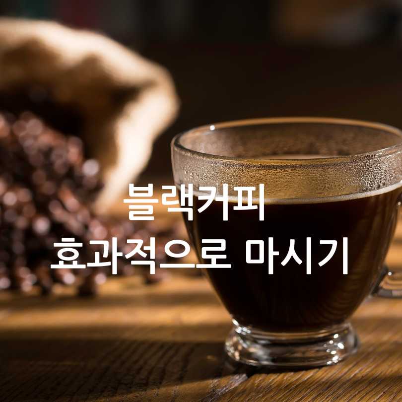 블랙커피 다이어트