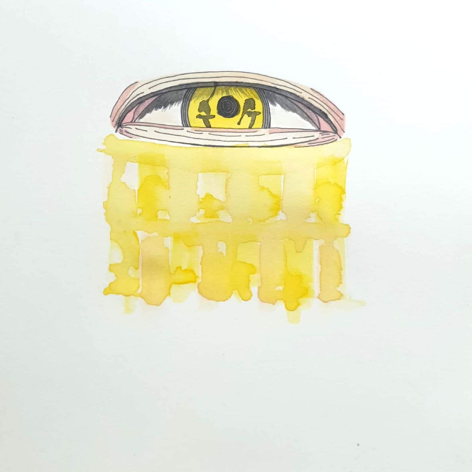  Smile Eye 웃는 눈동자 / 일러스트 그림 드로잉 / 눈 그리기