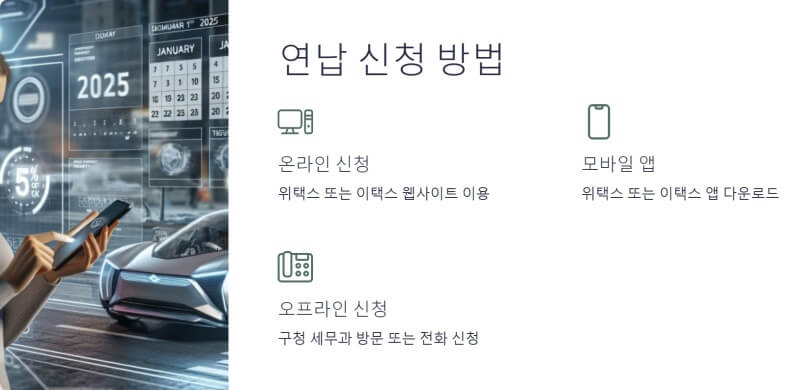 연납신청방법 이미지