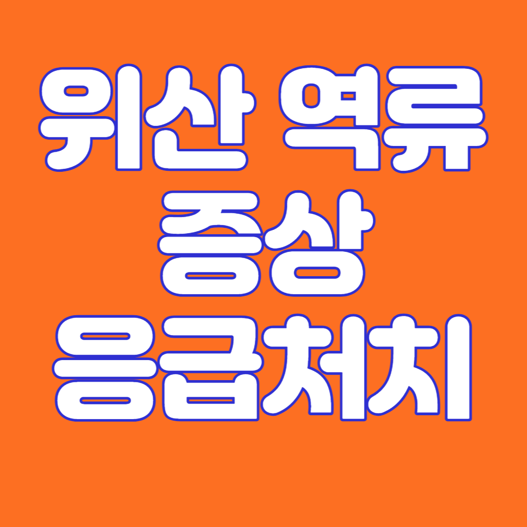 위산 역류 증상