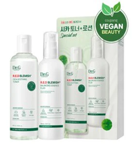 닥터지 레드 블레미쉬 시카 수딩 토너 200ml + 에센스 플루이드 150ml 세트&#44; 1세트