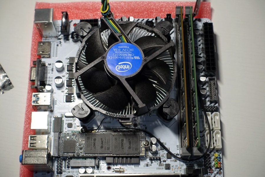  쌩쌩한 현역 CPU i7-4790K 이 탑재된 서브 데스크탑 조립기, m.2 NVMe SSD 방열판 장착 및 ITX케이스 최종 조립  -마무리-