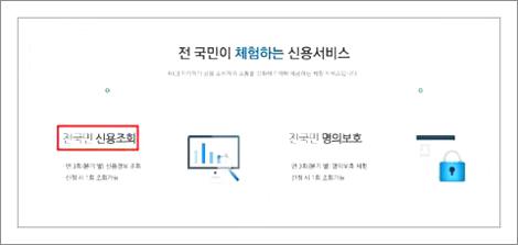 내 신용등급확인