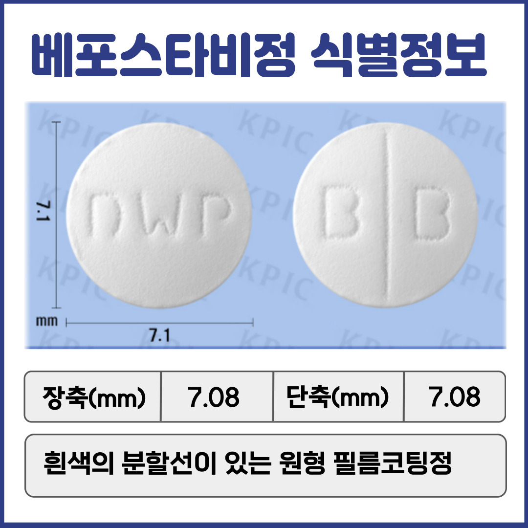 베포스타비정 식별정보