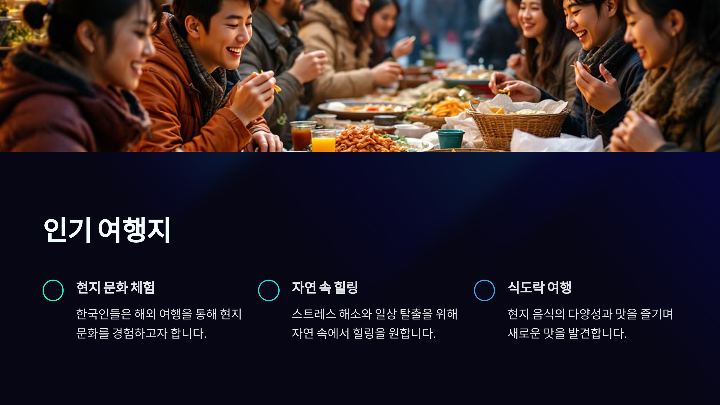 한국인에게 인기 있는 해외 여행지 TOP 5