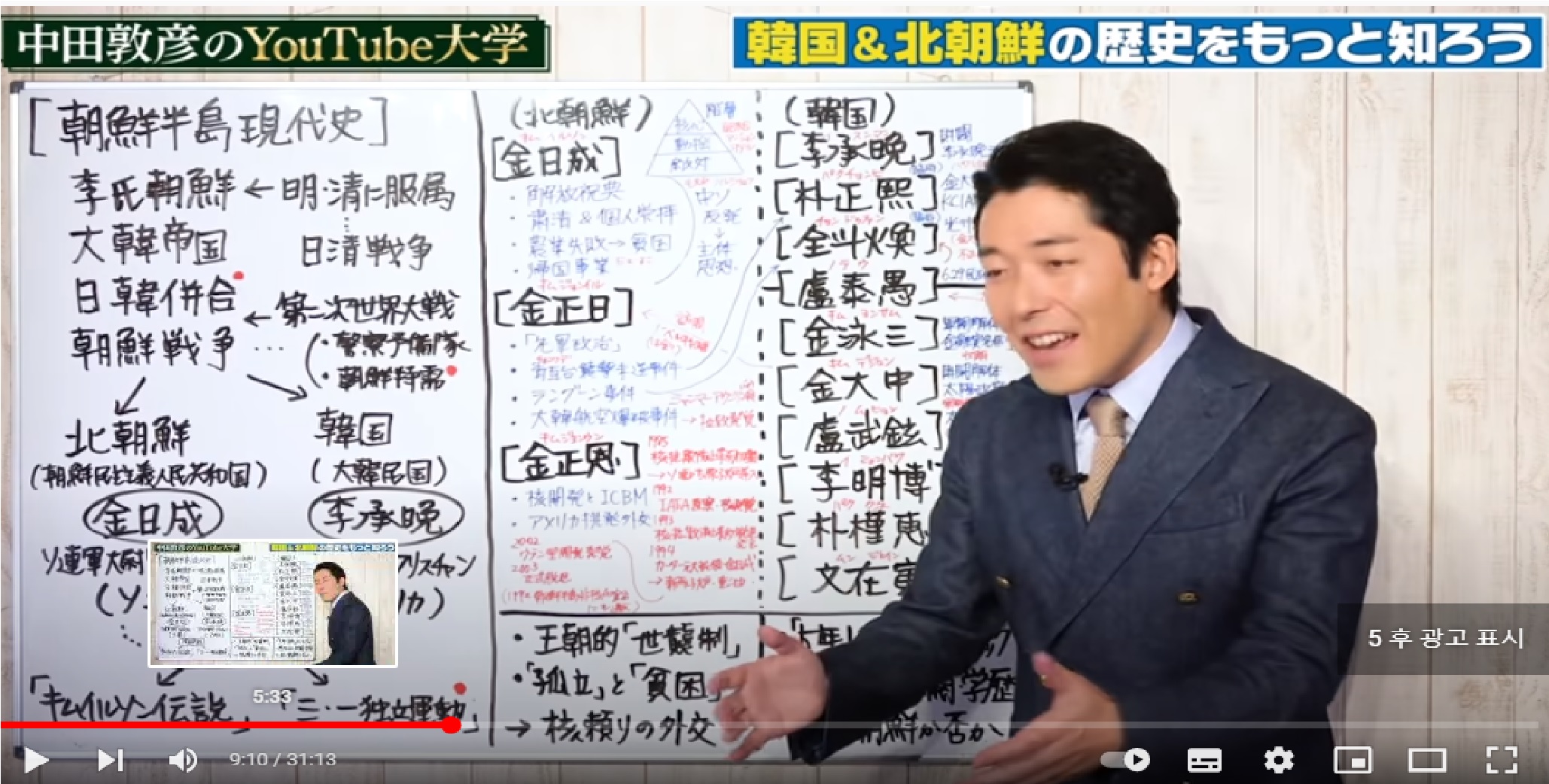  (韓国＆北朝鮮①) 朝鮮半島の歴史と反日感情の理由