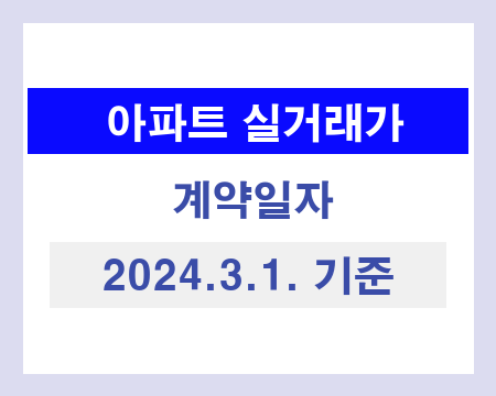 2024.03.01 아파트 실거래가 조회