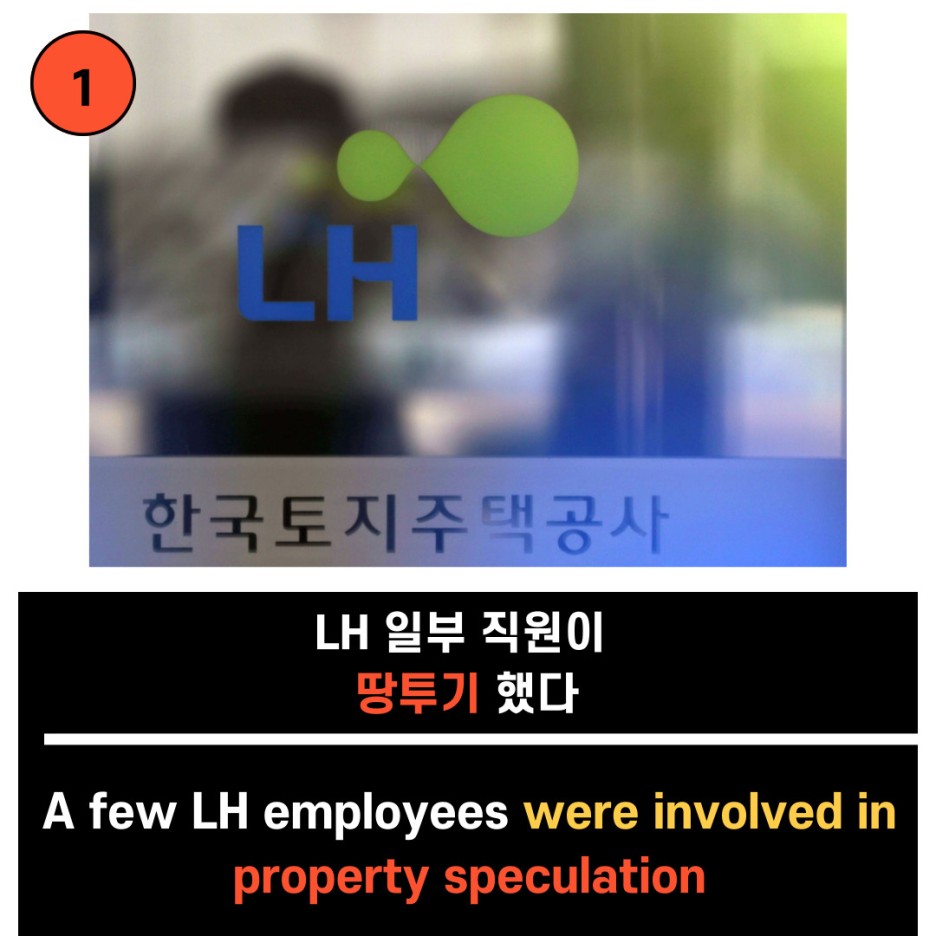  영어회화 독학 l LH 땅투기 관련 5가지 영어표현