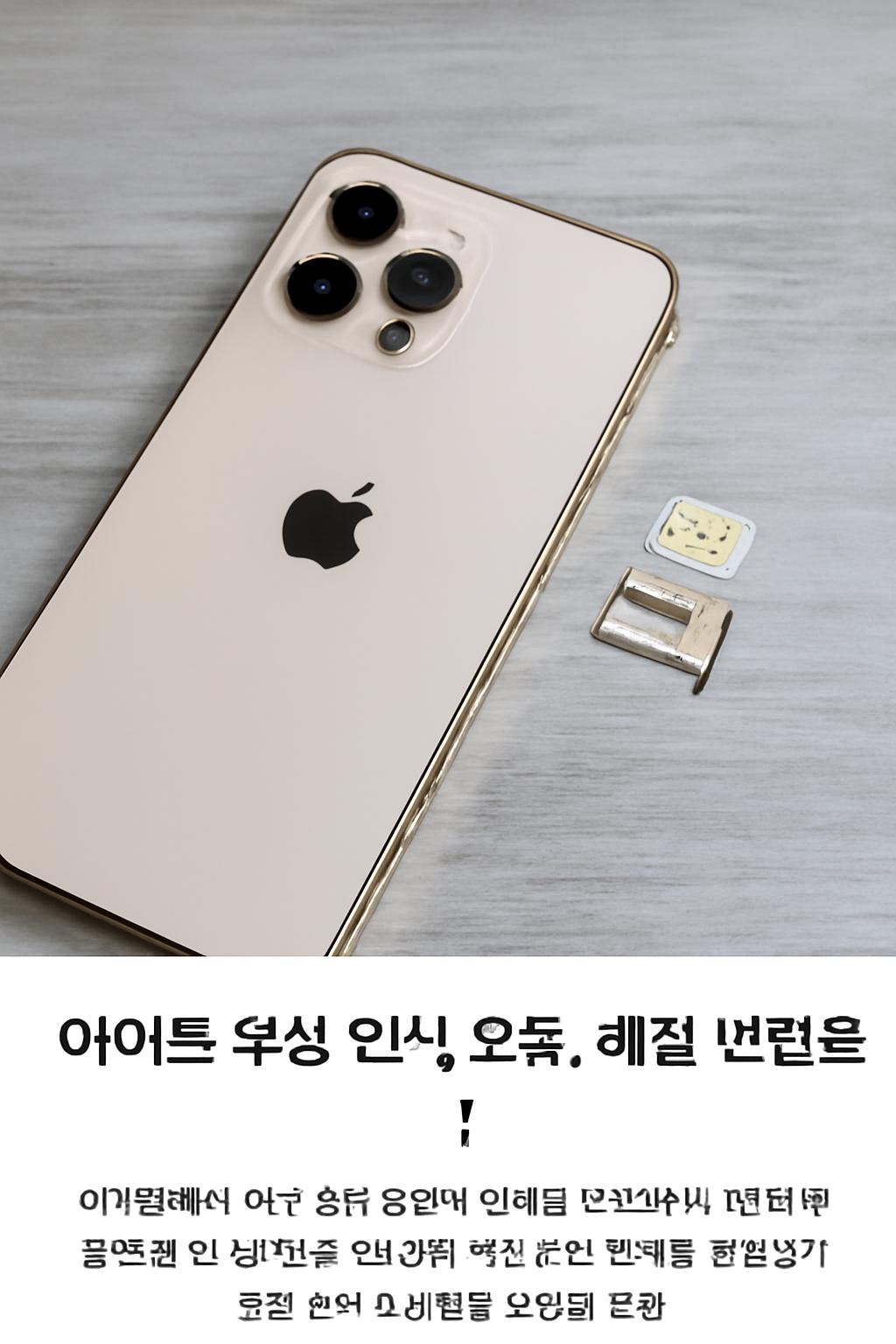 아이폰 유심 인식 오류