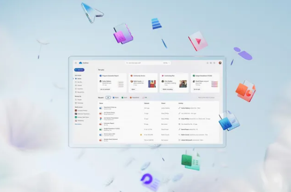 새로운 Microsoft OneDrive 디자인이 소비자에게 출시(출처- Microsoft)