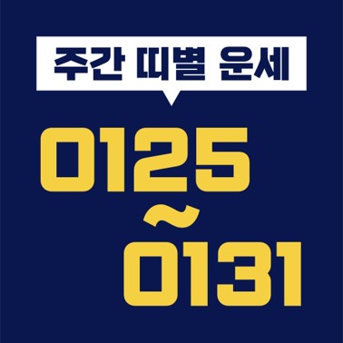  [십이지 띠별 주간 운세] 2021년 1월 25일, 26일, 27일, 28일, 29일, 30일, 31일 (쥐띠, 소띠, 호랑이띠, 토끼띠, 용띠, 뱀띠, 말띠, 양띠, 원숭이띠, 닭띠, 개띠, 돼지띠)