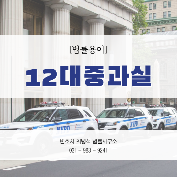 12대 중과실 교통사고