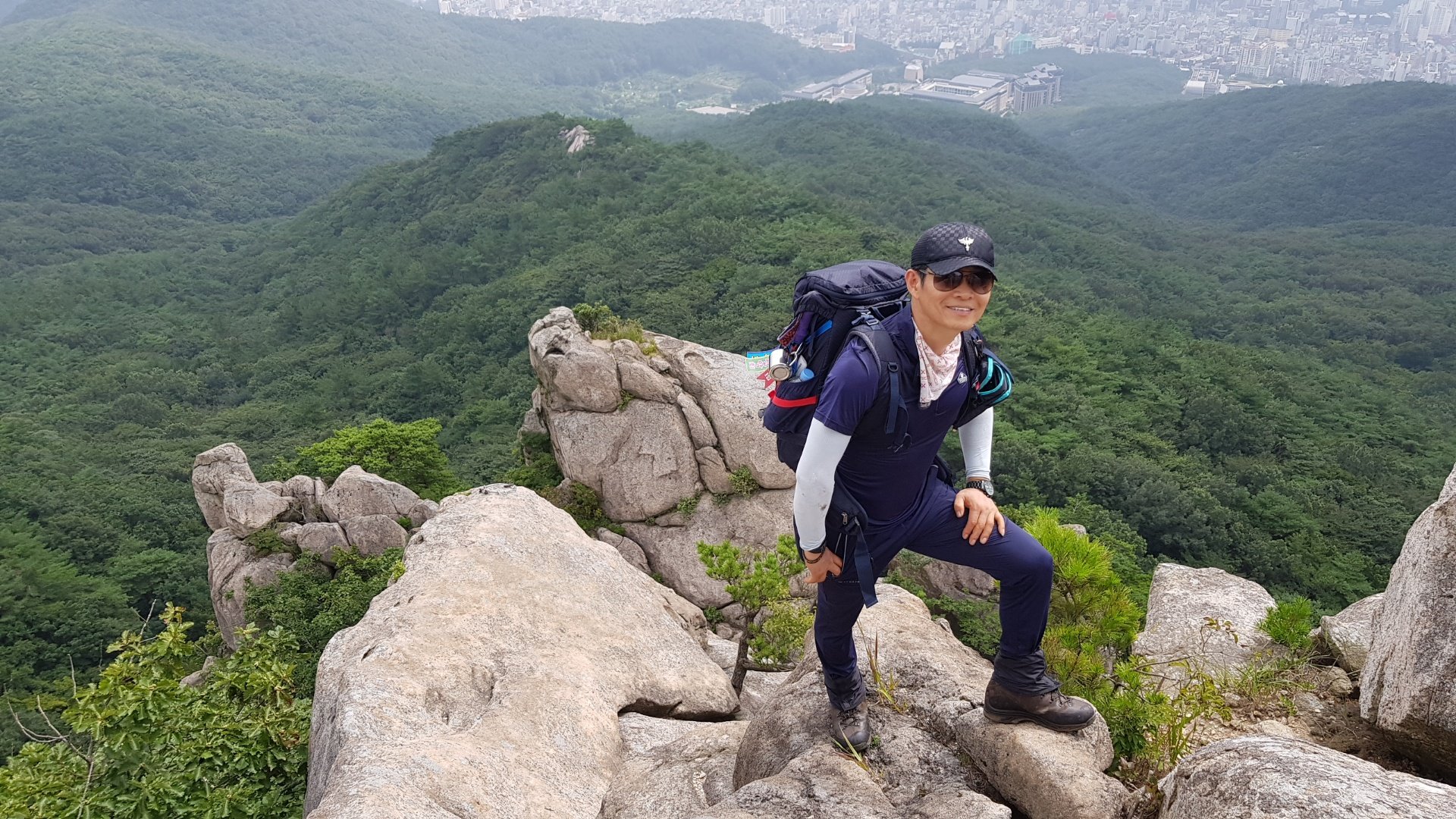 부산 금정산 무명릿지