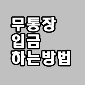  무통장입금 하는법, 입금 한도