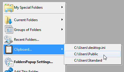 즐겨찾는 폴더를 빠르게 찾아 윈도우탐색기 기능을 올려주는 폴더팝업 FolderPopup