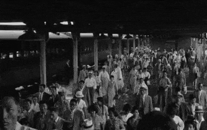 1961년 서울역플랫폼