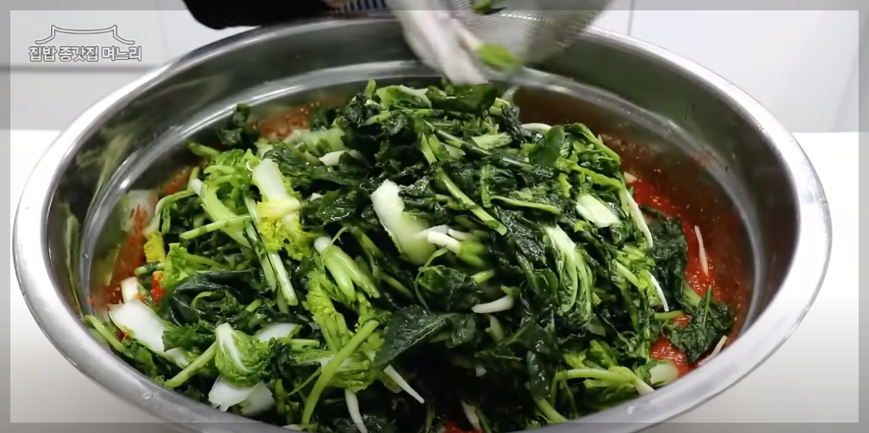 열무얼갈이김치 담그는법 열무김치 맛있게 담그기