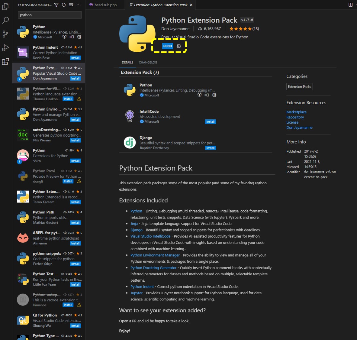 Visual Studio Code를 활용한 파이썬(Python) 개발 환경 구축하기