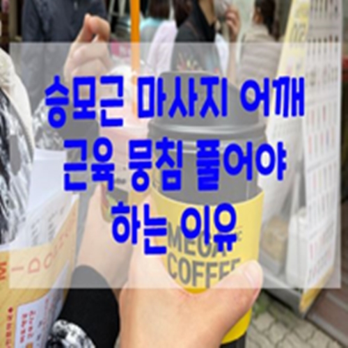  승모근 마사지 어깨 근육 뭉침 풀어야 하는 이유
