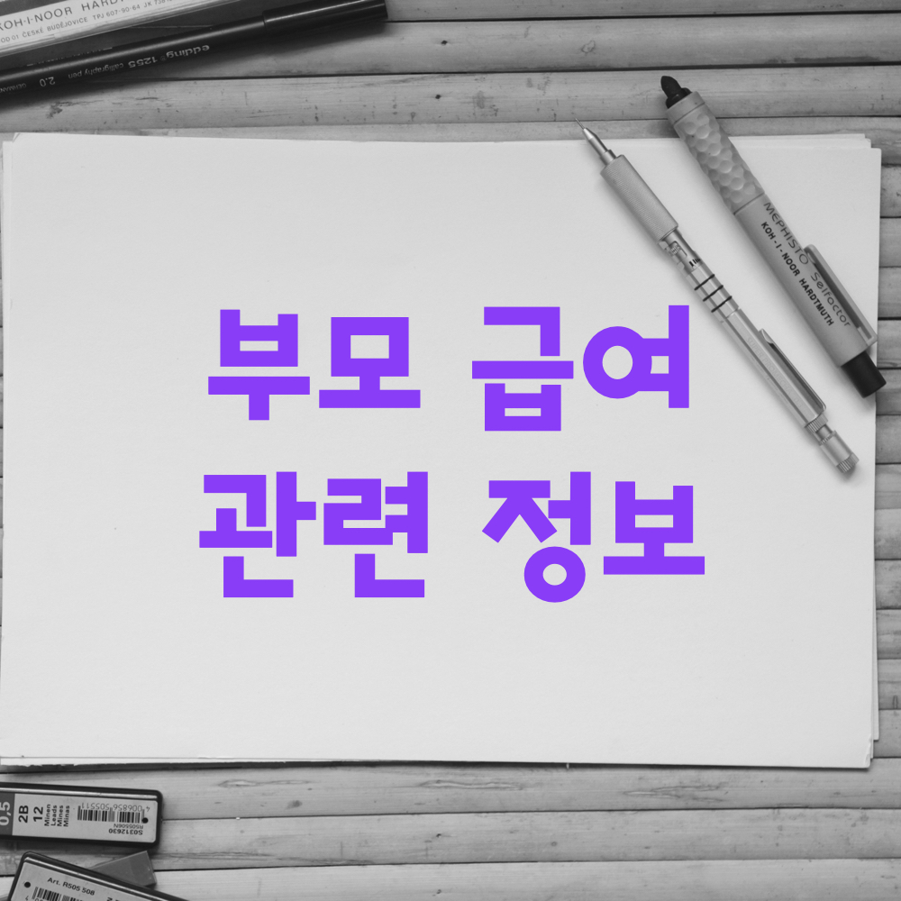 부모급여_관련정보