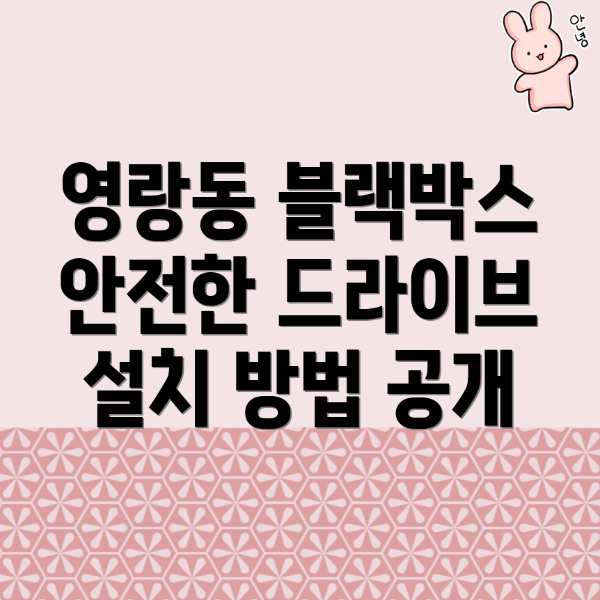 블랙박스 설치