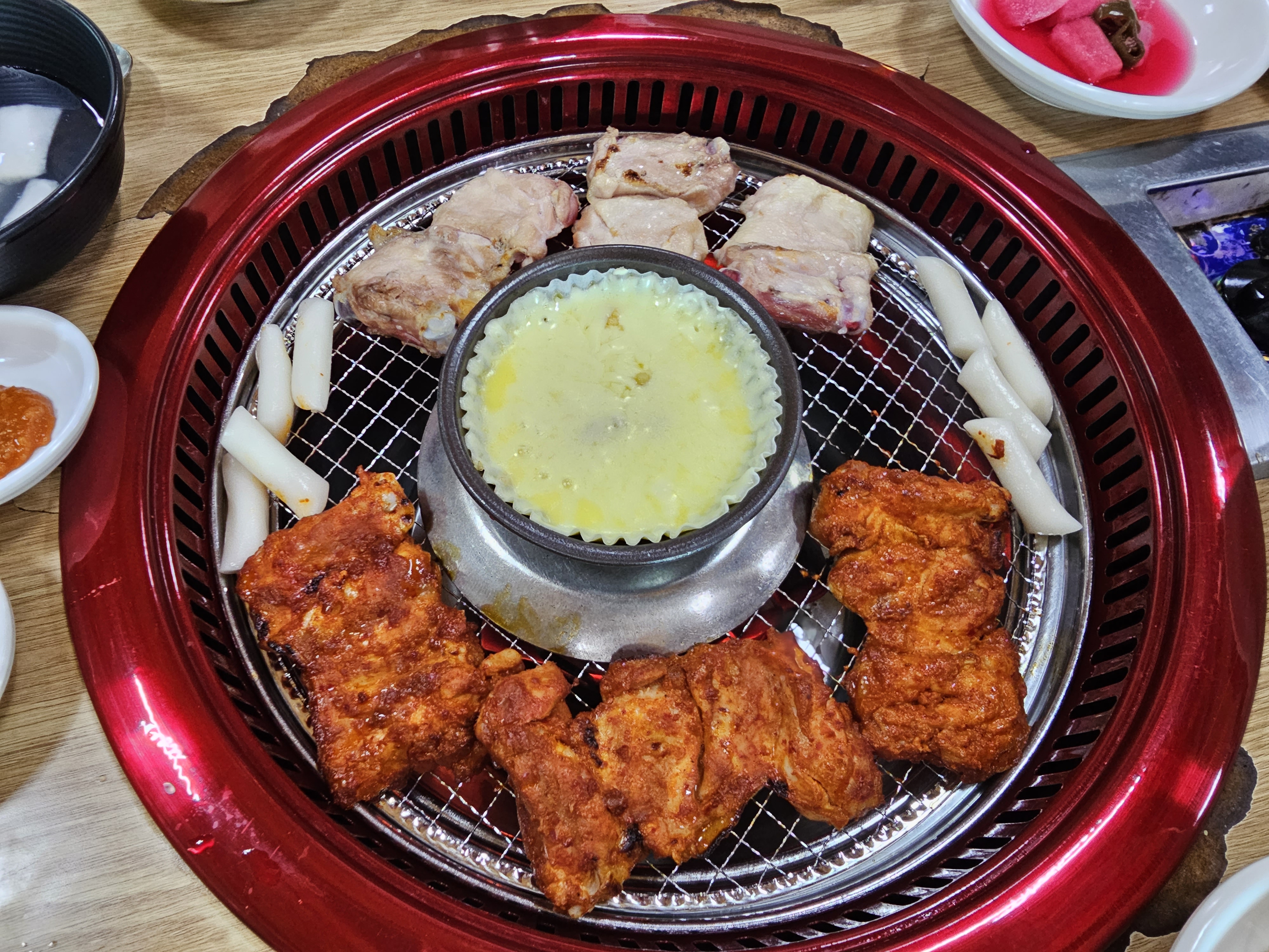  가평 아침고요수목원 맛집 칠오닭갈비 먹고 커피 할인받기