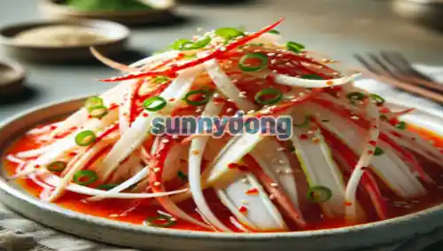 콜라비 생채 이미지