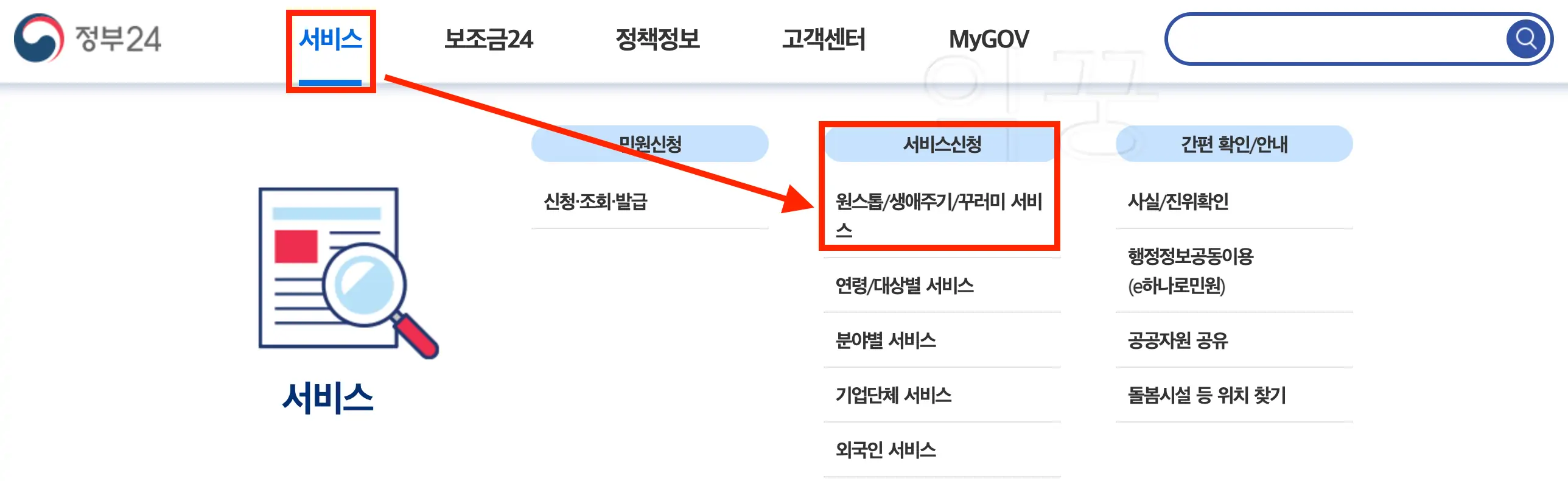 원스톱 라이프사이클 패키지 서비스