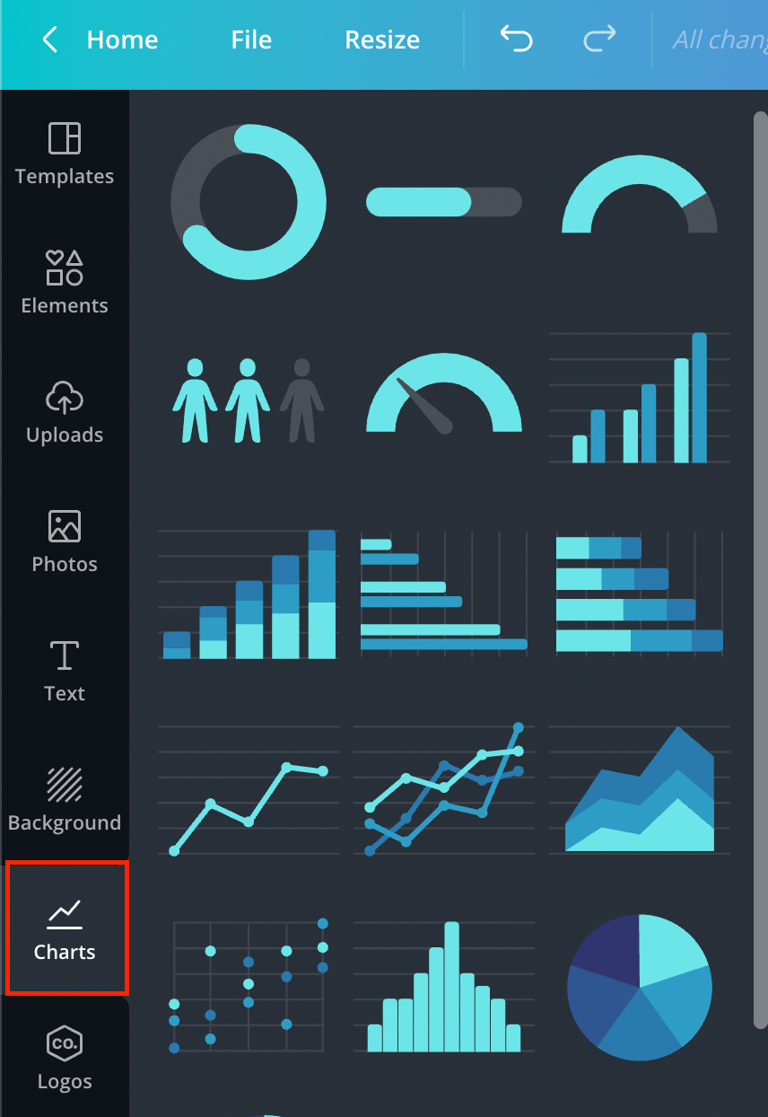 canva-인포그래픽-만들기-차트