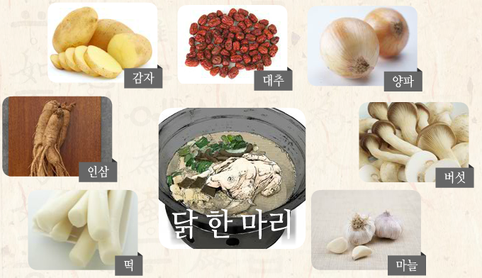닭한 마리의 재료, 닭고기 - 서민을 위한 푸짐한 식사 - undefined - 닭과 함께 먹으면 좋은 재료들 닭한 마리의 재료, 닭고기 - 서민을 위한 푸짐한 식사 - undefined - 닭과 함께 먹으면 좋은 재료들