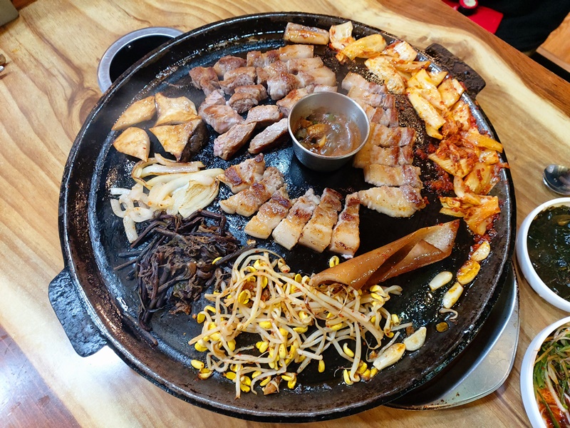 제주공항 근처 맛집 흑돼지거리 탑부평