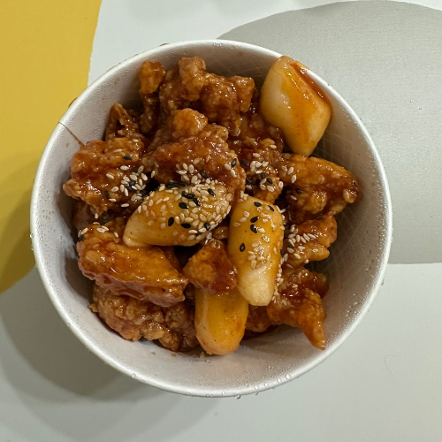  꿀벌닭강정 신림역점 리뷰, 시장 닭강정을 원한다면 추천!