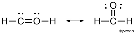 Lewis structure of formaldehyde HCHO