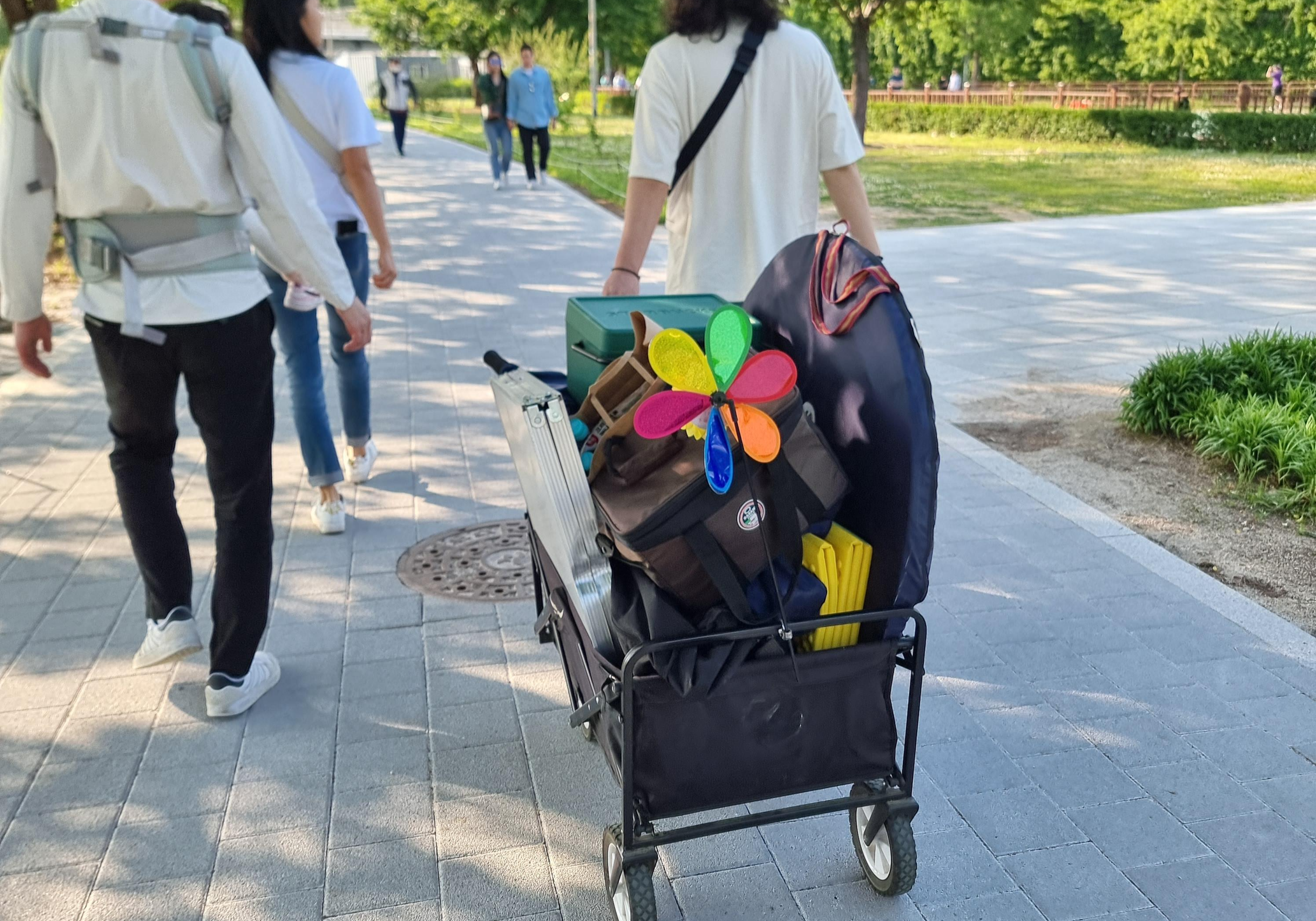  서울 뚝섬유원지 한강공원 아기랑 나들이 가기 좋은 곳 (텐트대여 추천)