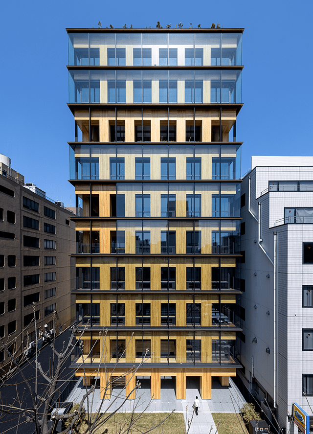 일본 최초의 고층 순수 목조 내화 건축물 VIDEO: 日本初の高層純木造耐火建築物「Port Plus」