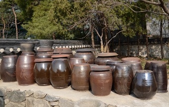 김치 장독대