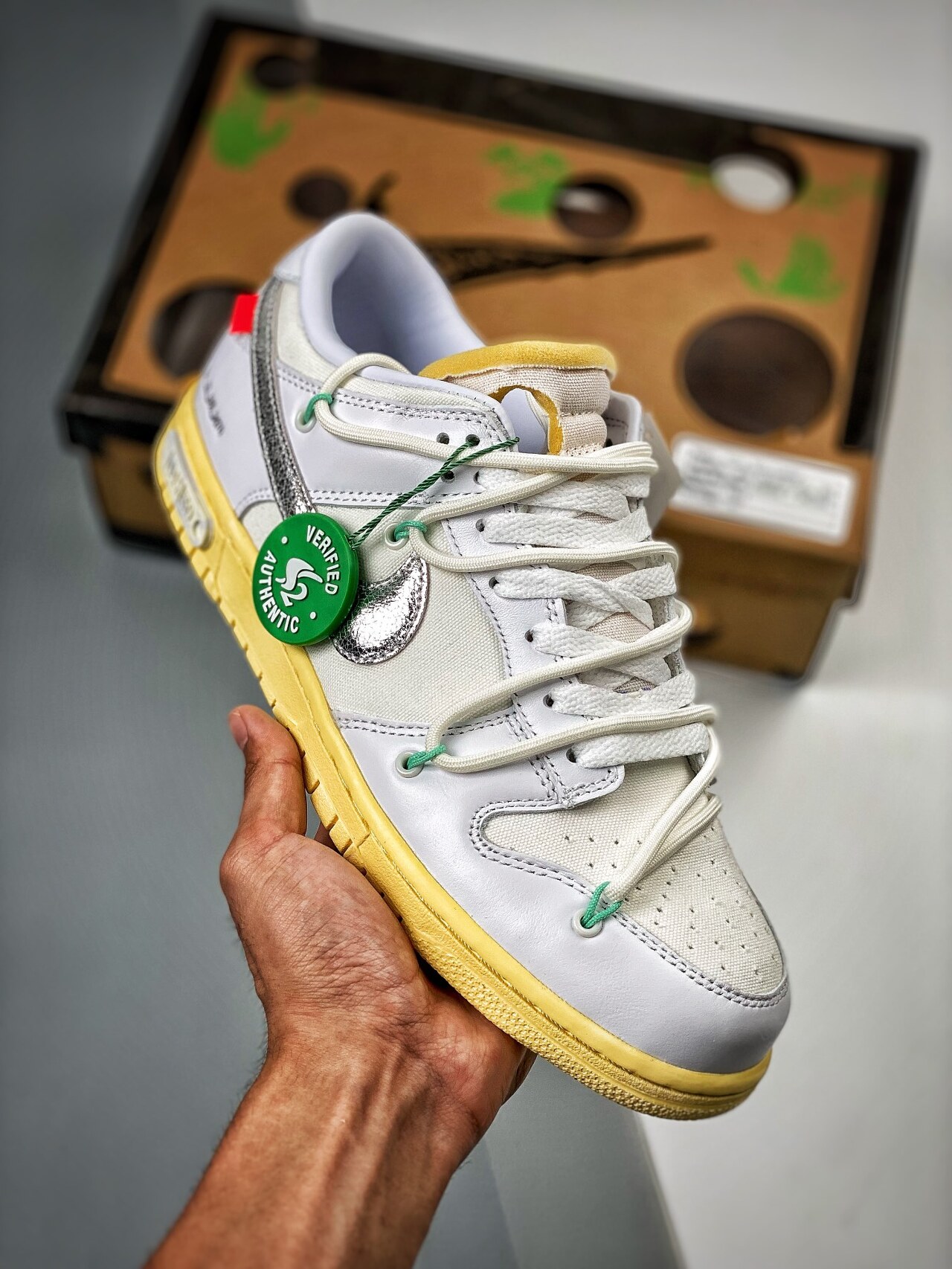  [NIKE x OFF WHITE] S2 나이키 X 오프화이트 덩크 로우 랏 THE 50 No.01 DM1602-127