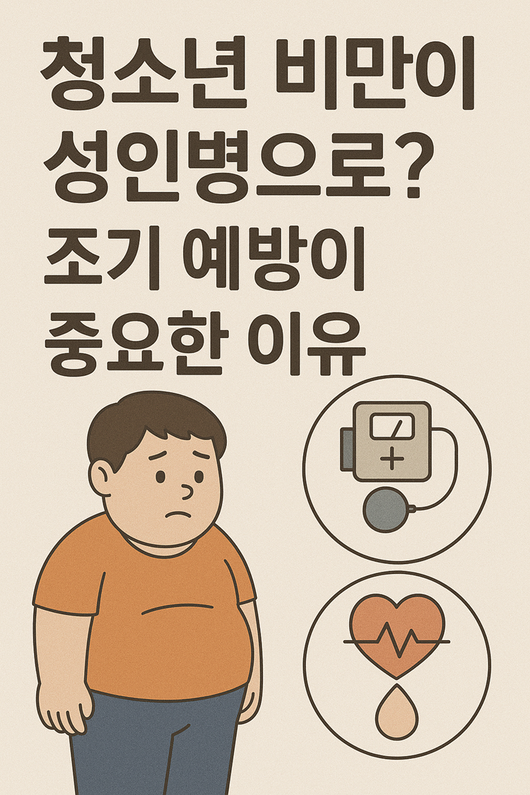 청소년 비만이 성인병으로? 조기 예방이 중요한 이유