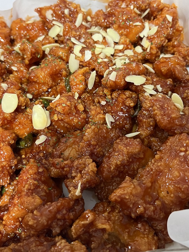 만석닭강정 맛
