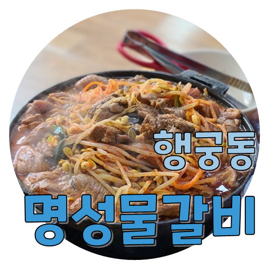  처음 먹어보는 물갈비, 행궁동 명성돼지갈비