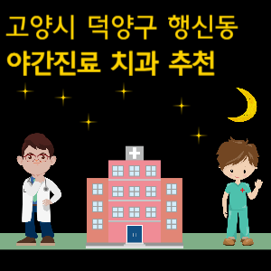 고양시 덕양구 행신동 치과 야간진료 병원 추천