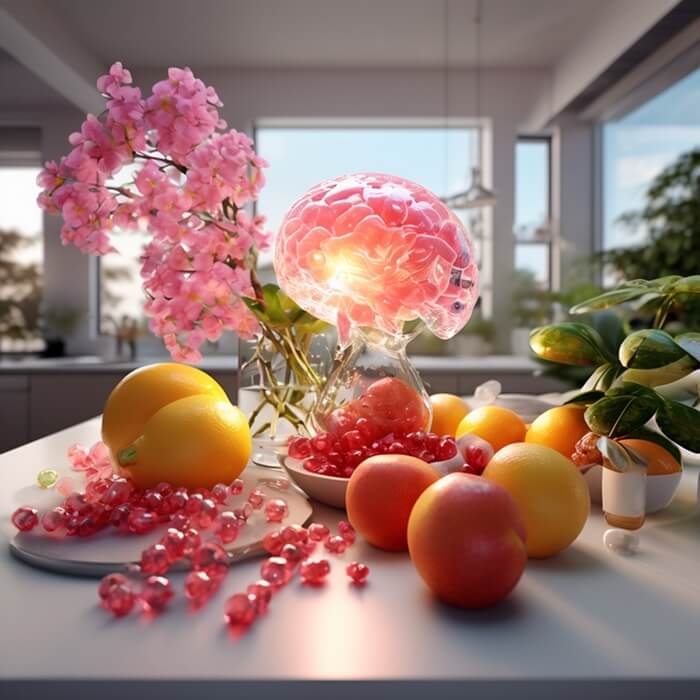 각종-과일들과-꽃-유해물질-미화
