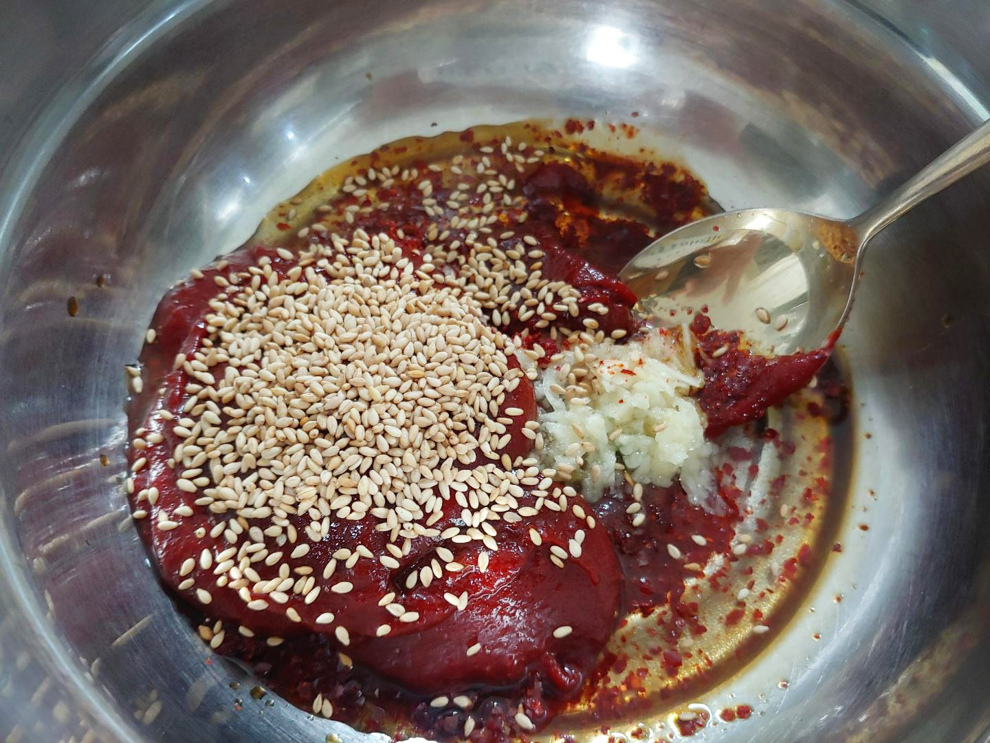 마늘쫑 고추장 무침 양념