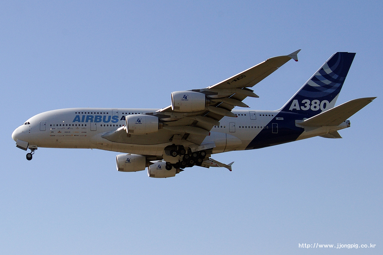 에어버스 Airbus Industrie 4Y AIB F-WWDD A380-800 Airbus A380-800 A388 성남공항 Seoul - Air Base - Seongnam 서울 Seoul SSN RKSM